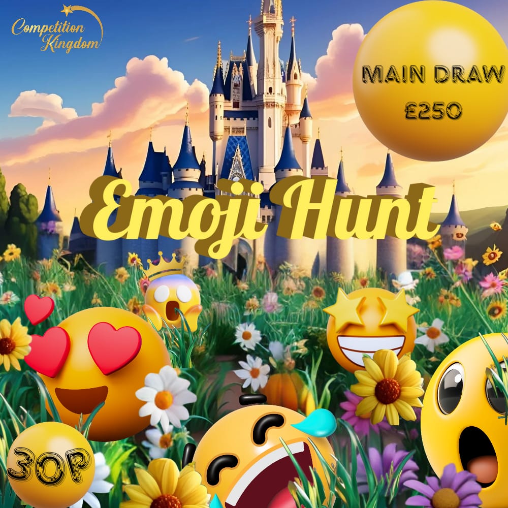 EMOJI HUNT INSTANT WIN – £250 MAIN PRIZE