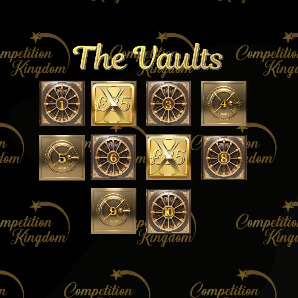 THE ROYAL VAULT – FIND THE KEY AND WIN UP TO £1000!