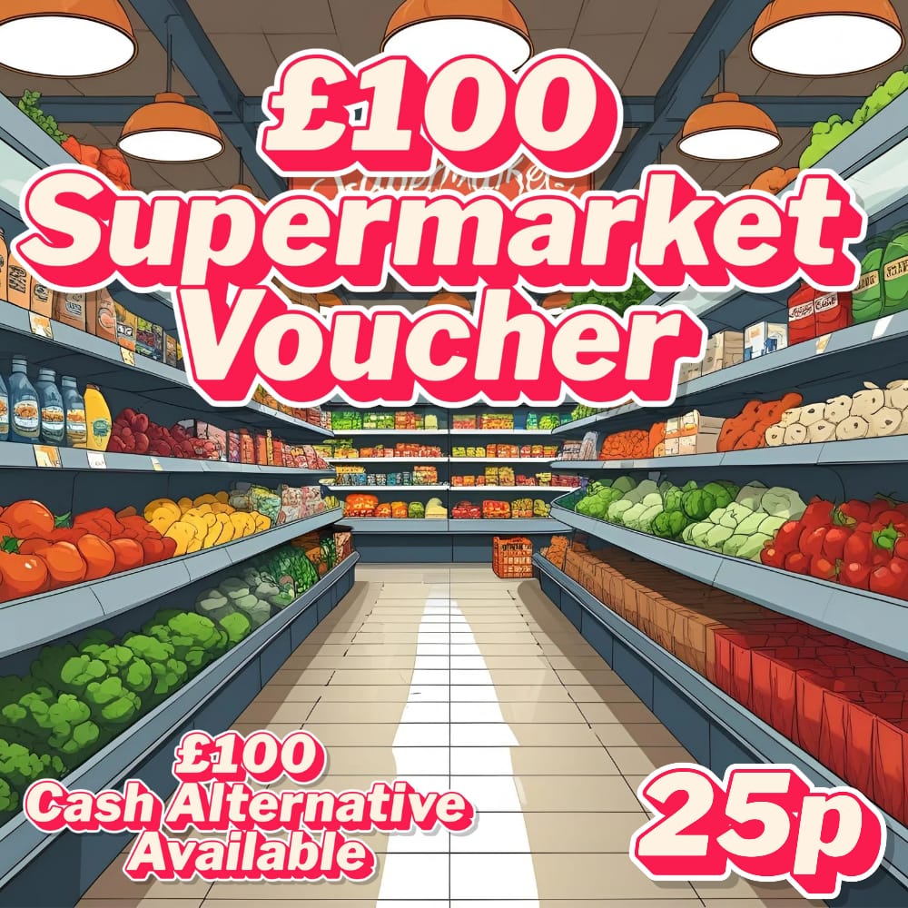 £100 SUPERMARKET VOUCHER – ONLY 25P